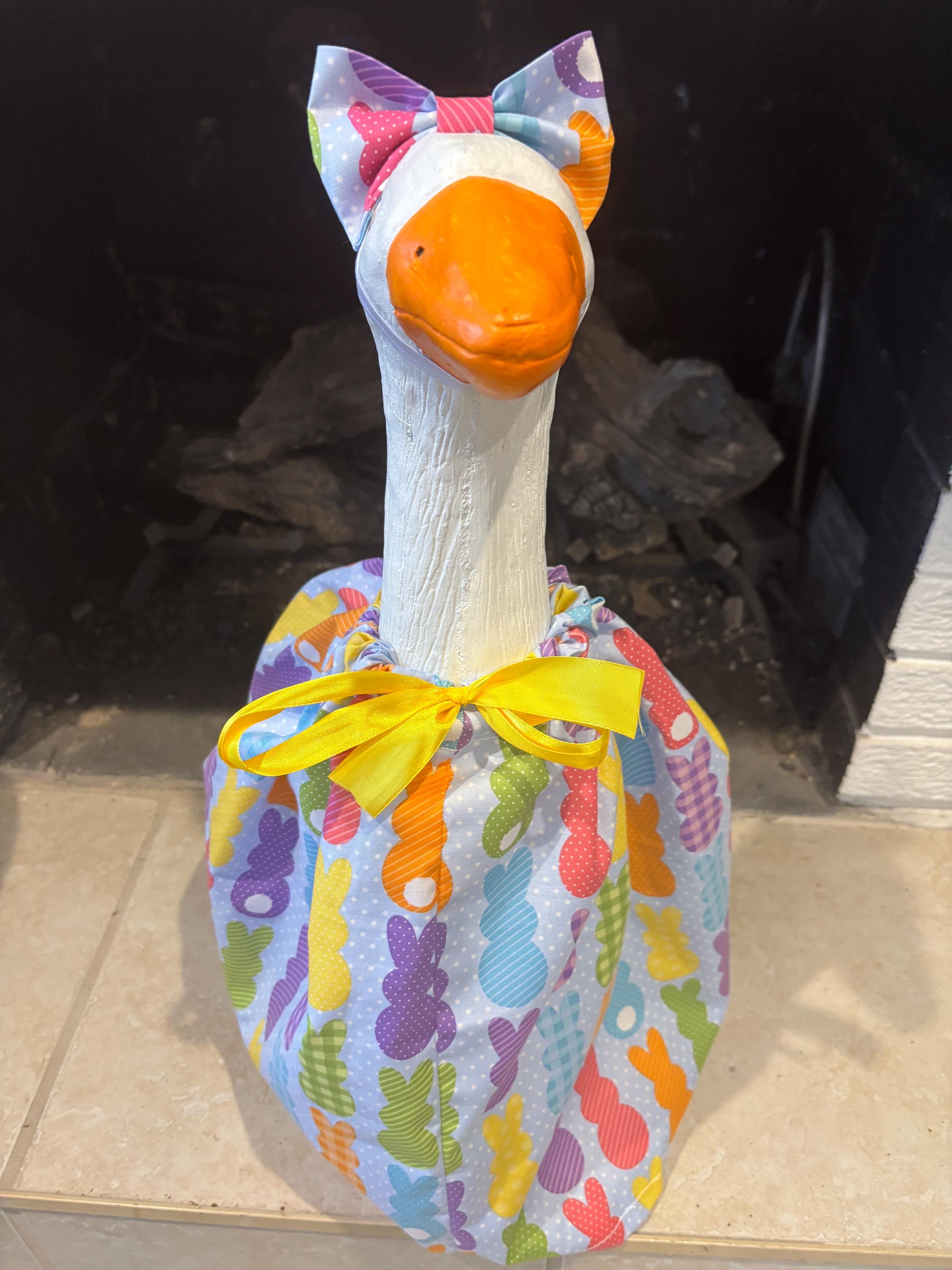 Easter Porch Goose Outfit