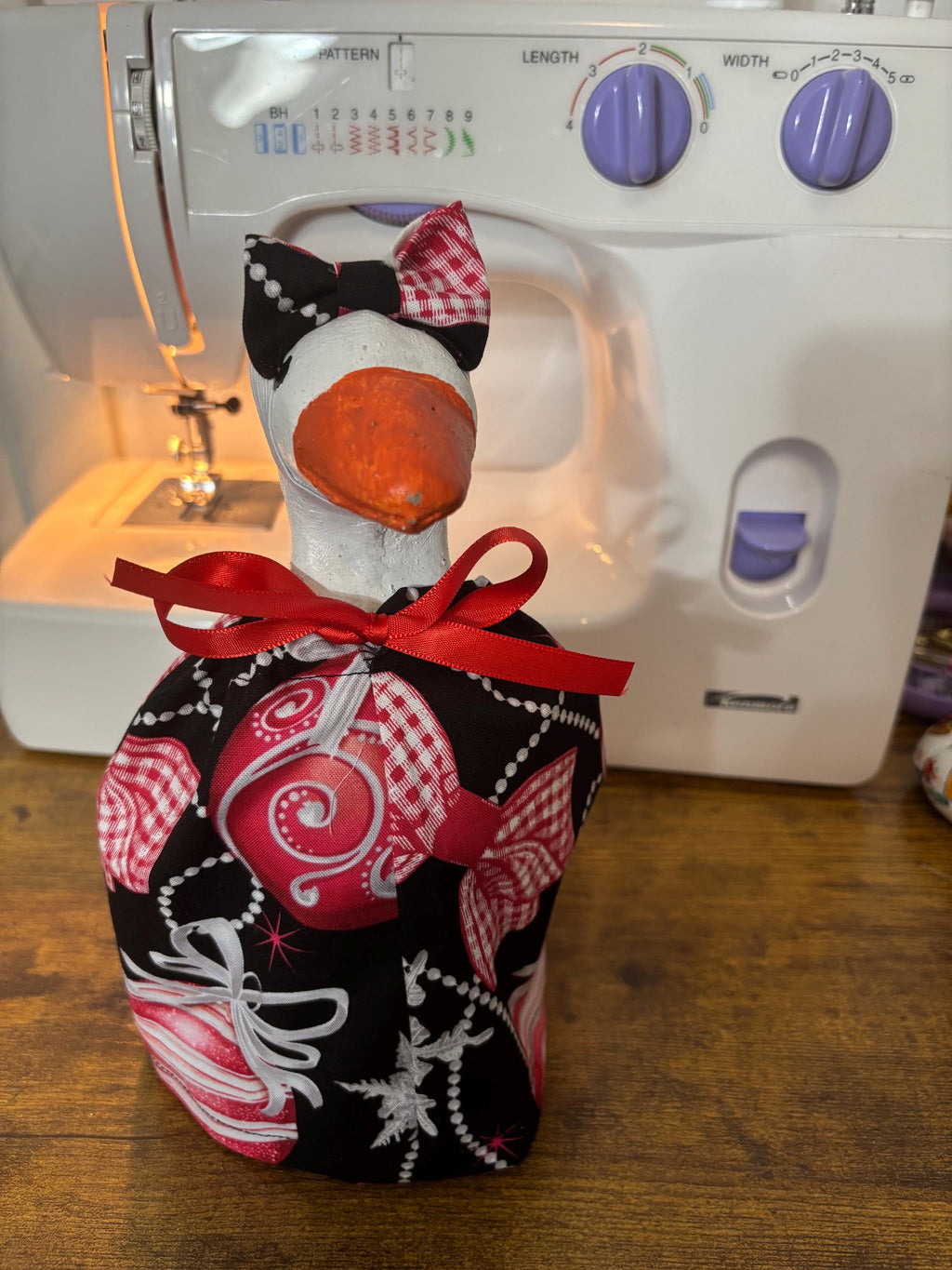 Christmas outfits 9-10  inch porch goose outfit