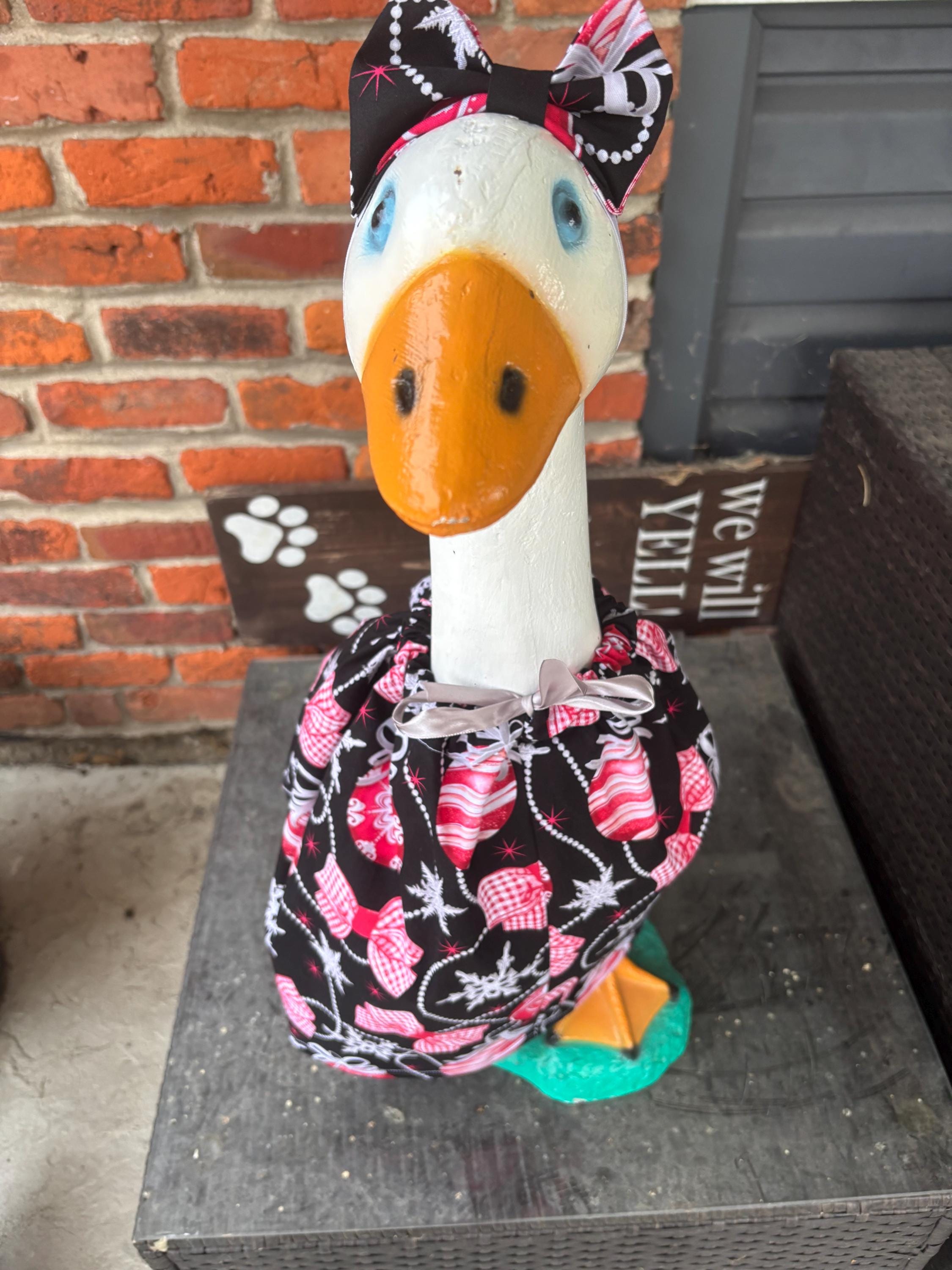 Christmas Porch Goose Outfit
