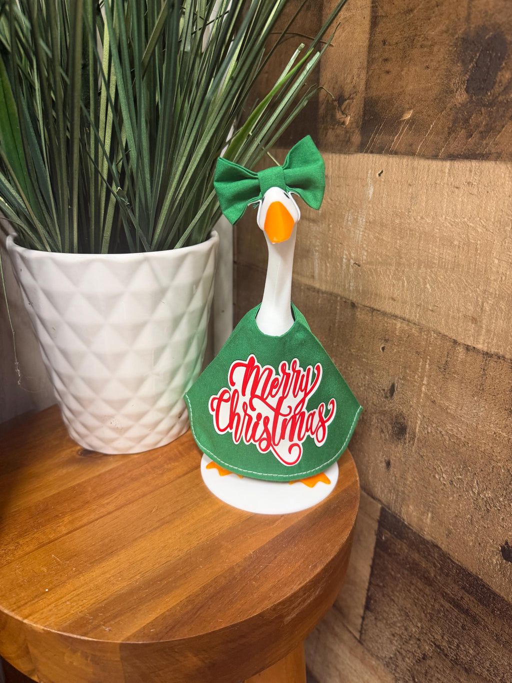 Merry Christmas Desk Goose Outfit