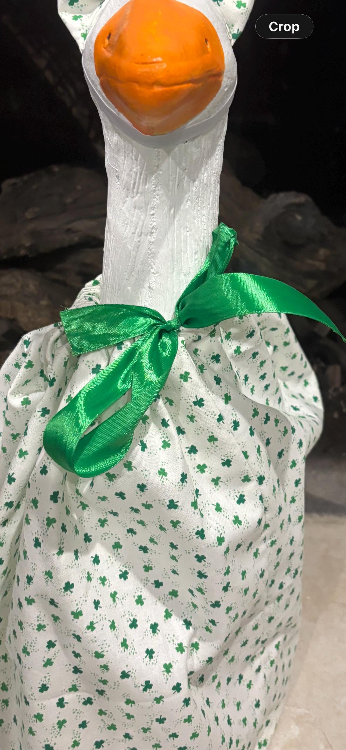 St. Patrick's Day Porch Goose Outfit