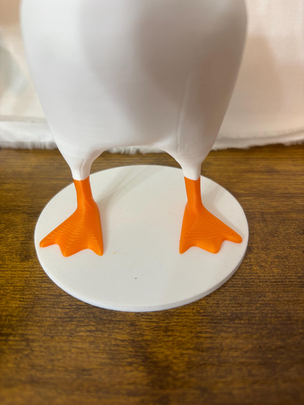 3D Printed Desk Goose – 7" PLA Filament Figurine, Office Decor