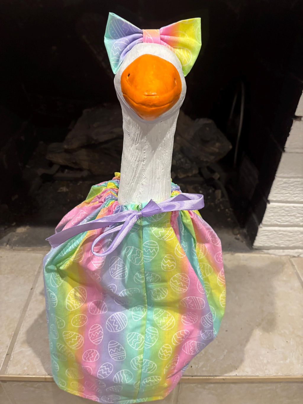 Easter Porch Goose Outfit