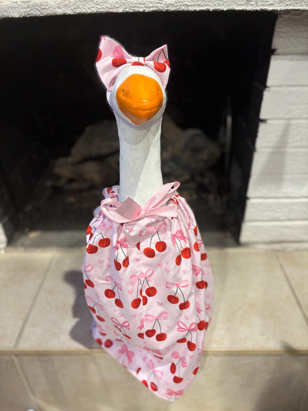 Valentine's Day Porch Goose Outfit