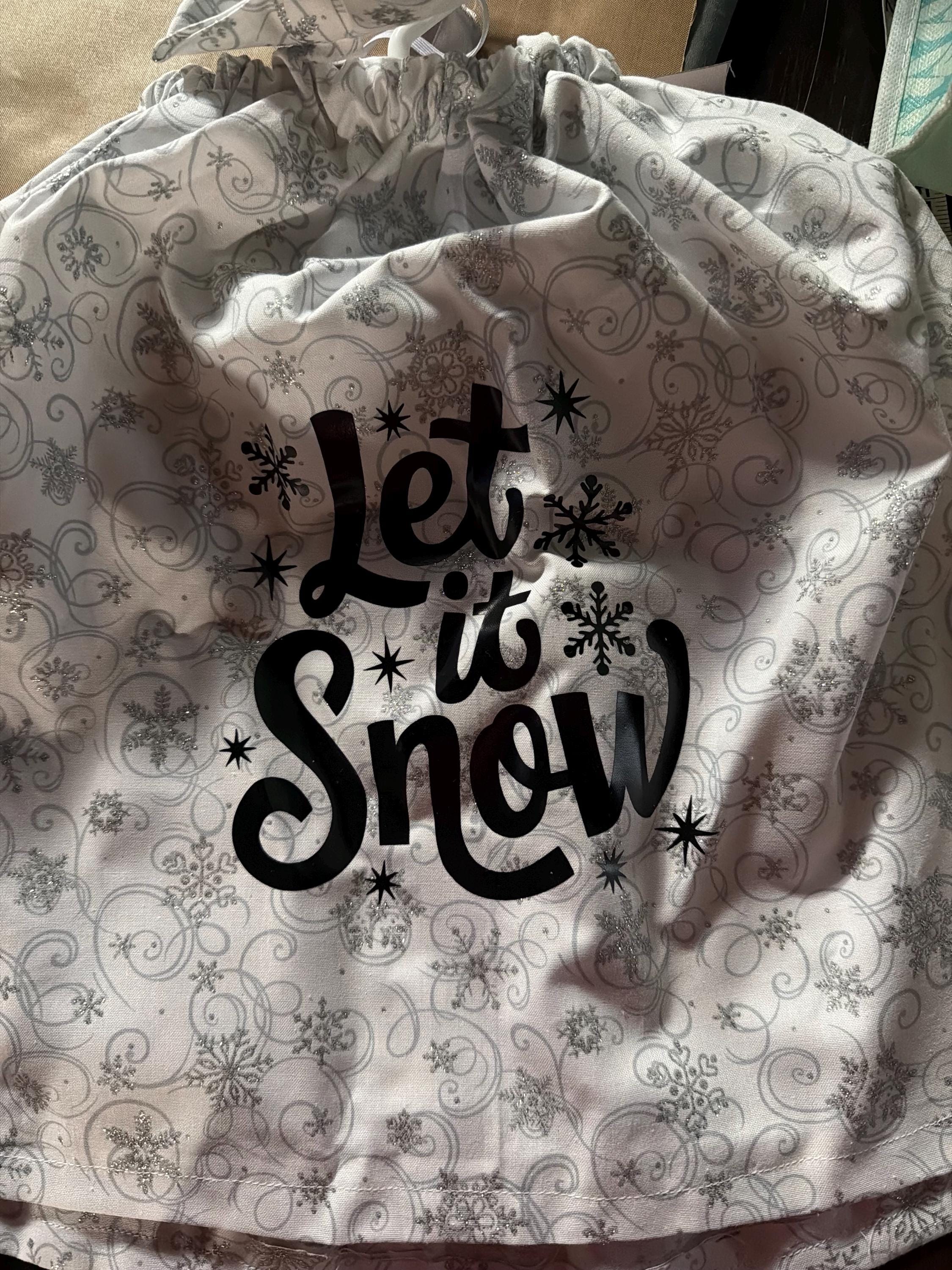 Let It Snow Porch Goose Outfit