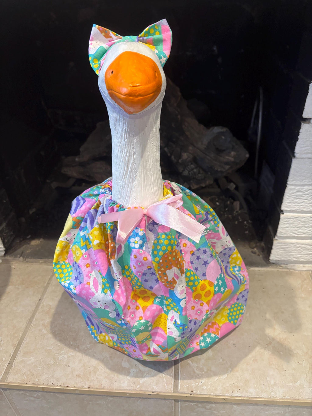 Easter Porch Goose Outfit