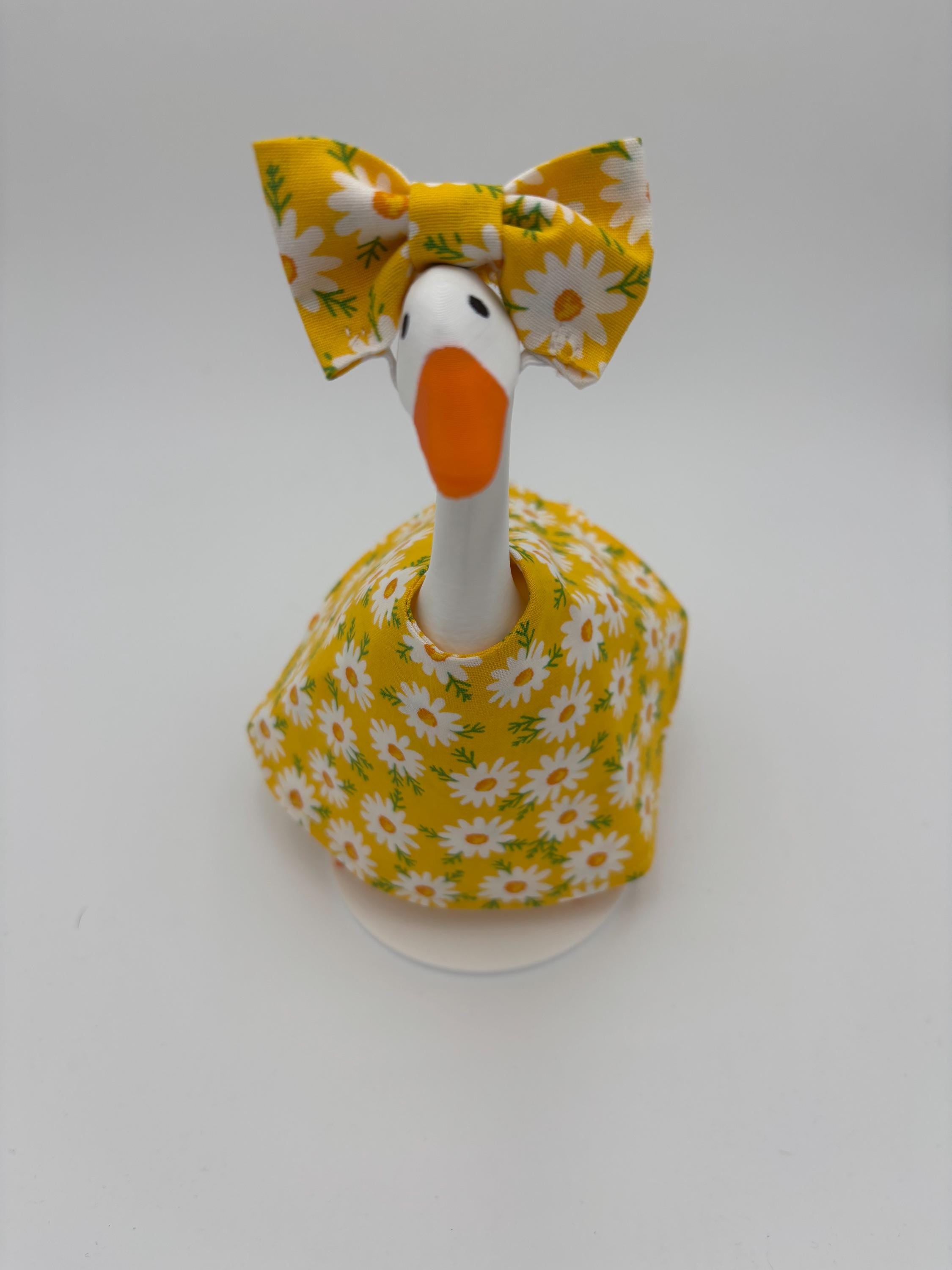 Flower Print Desk Goose Outfit