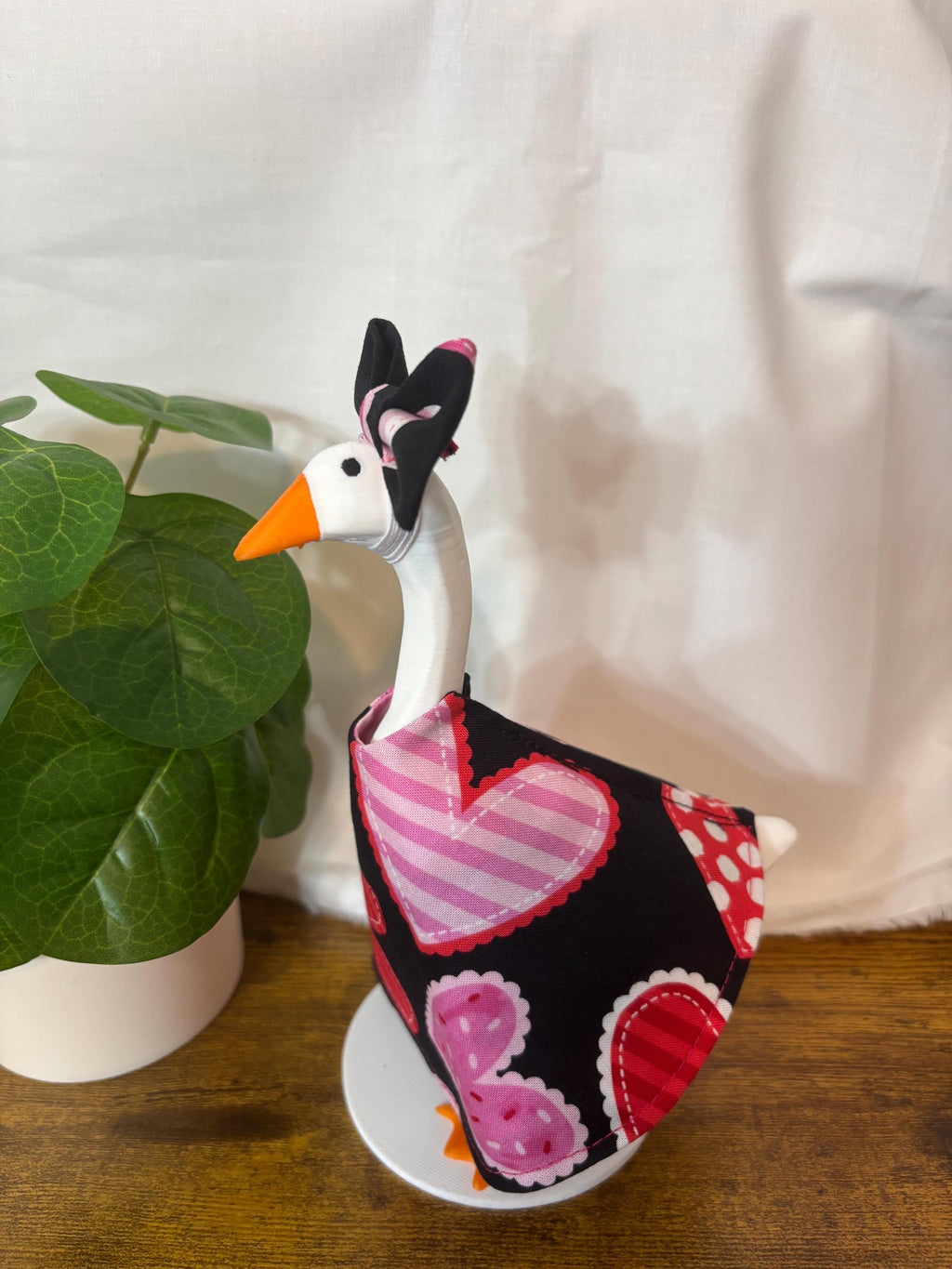 Valentine's Day Desk Goose Outfit