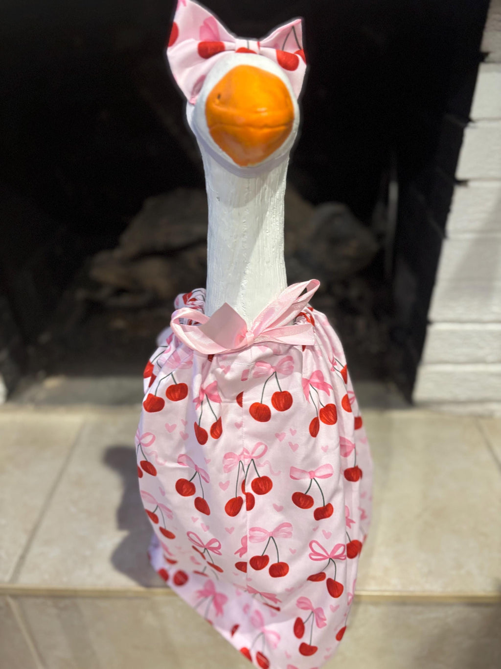Valentine's Day Porch Goose Outfit