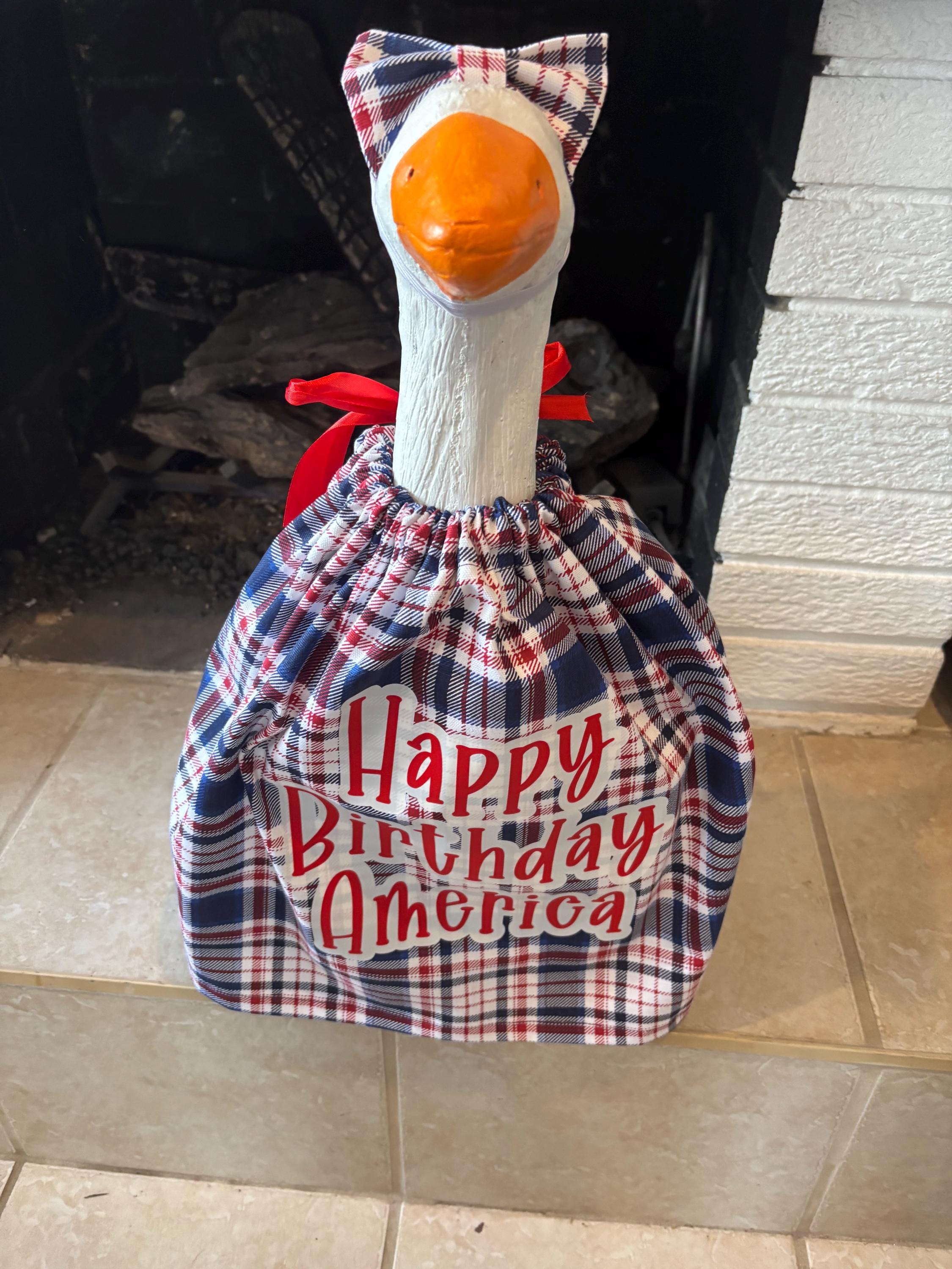 Patriotic Porch Goose Outfit
