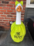 Go Away Porch Goose Outfit