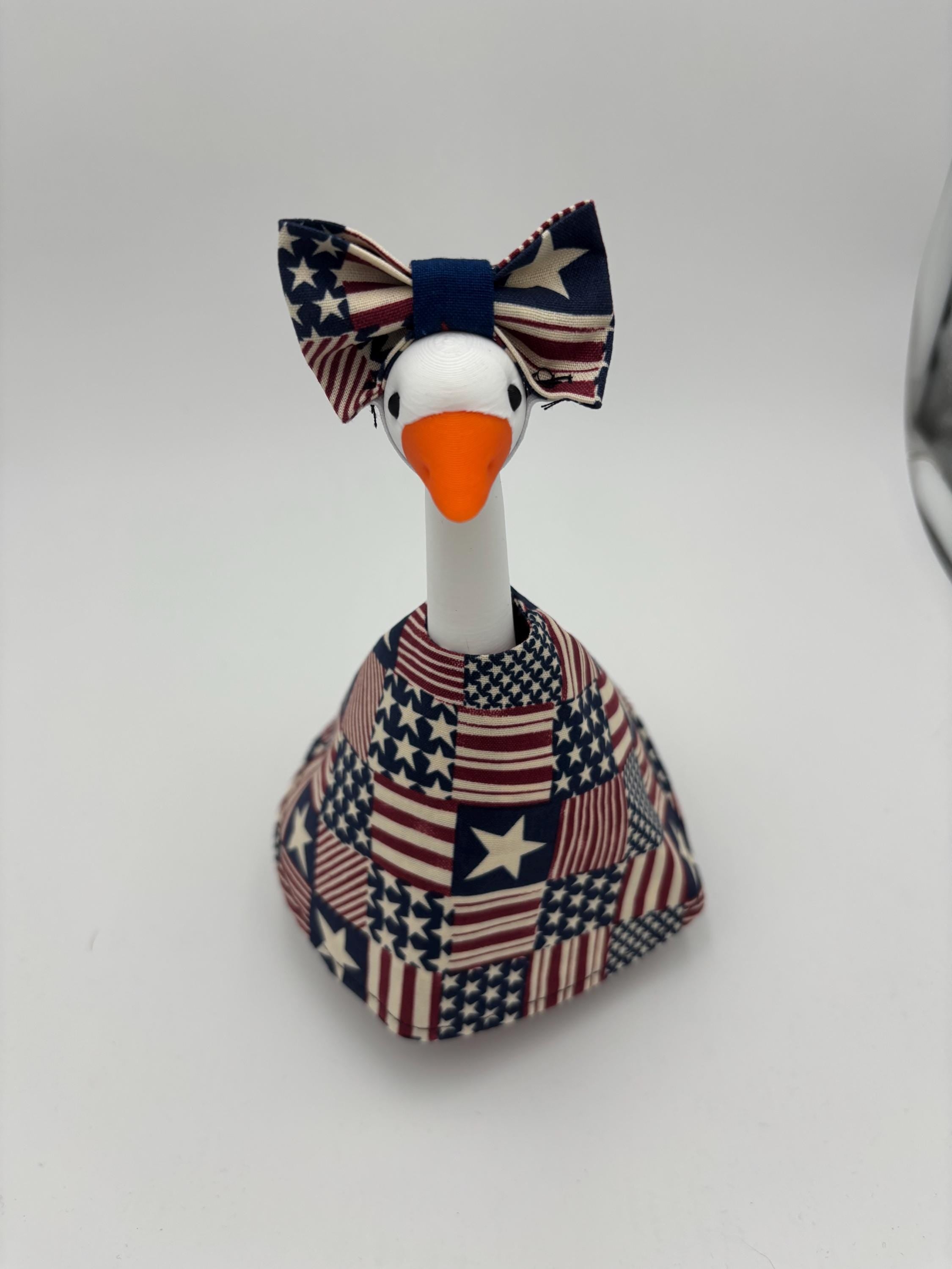 Patriotic Desk Goose Outfit