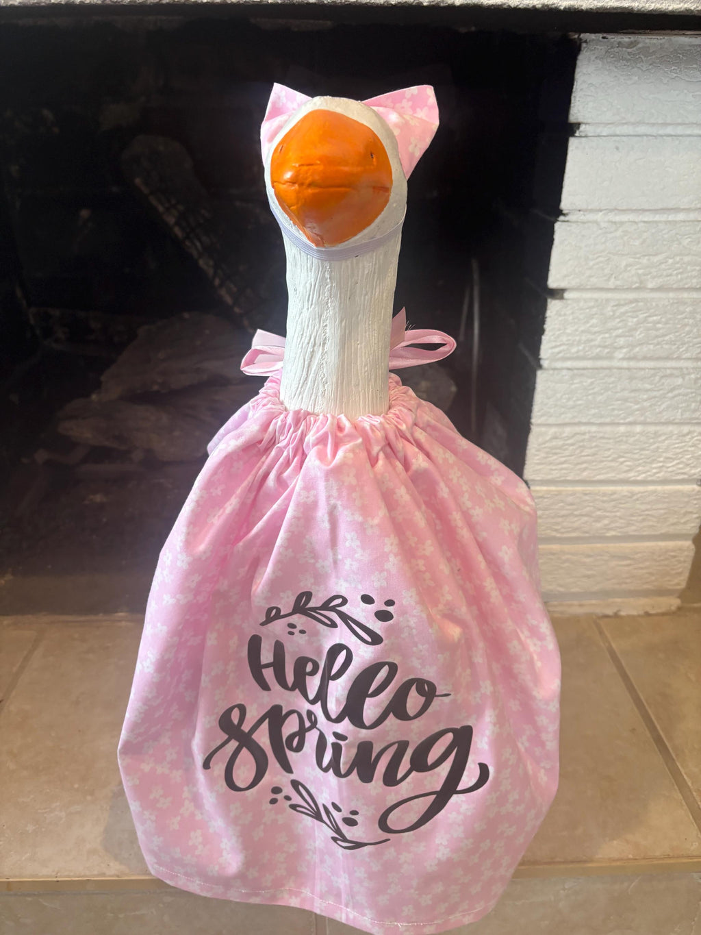 Hello Spring 23-29 inch porch goose outfit