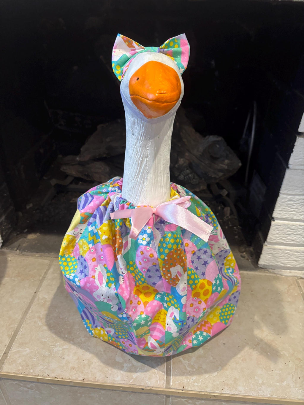 Easter Porch Goose Outfit