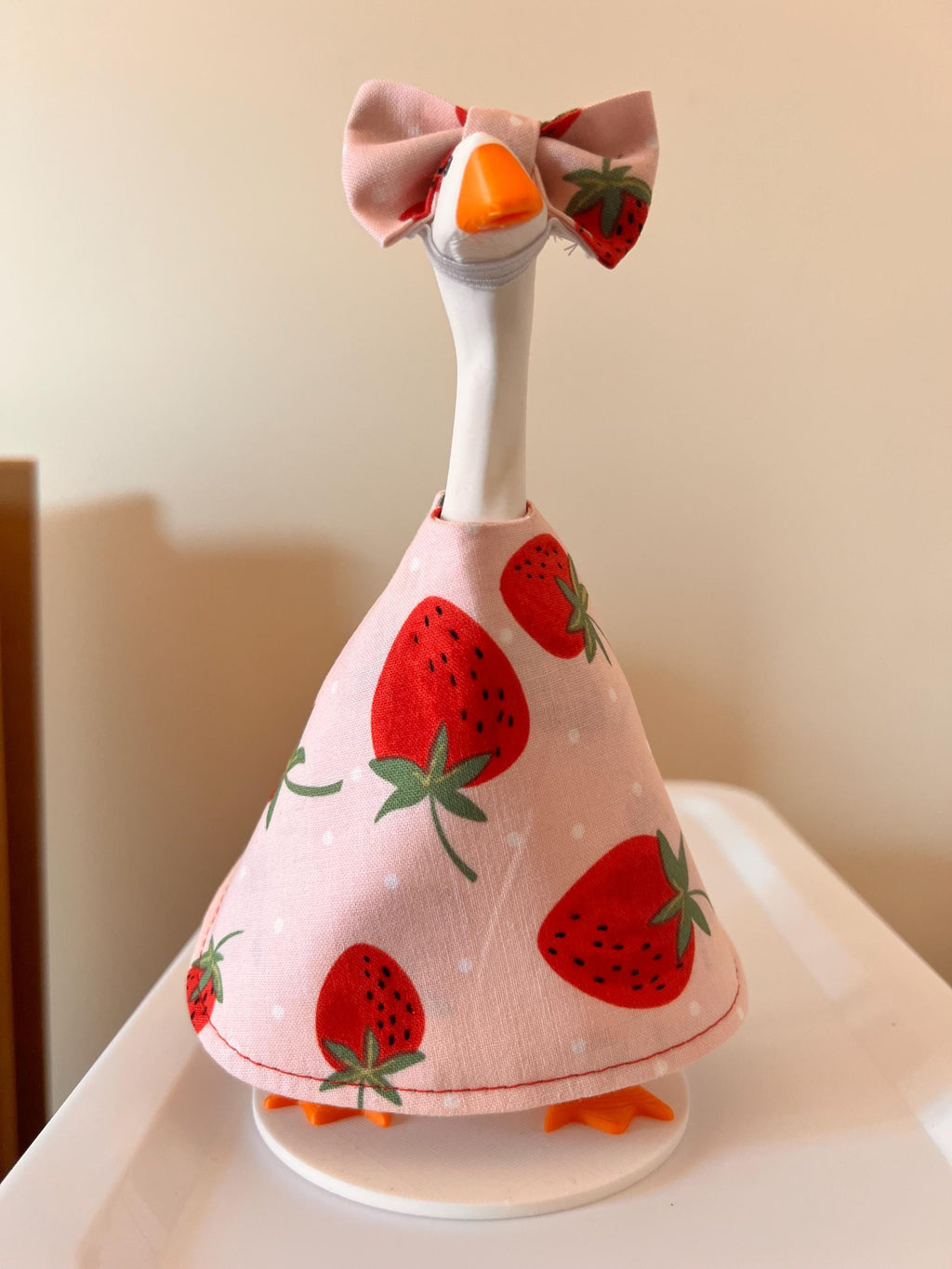 Fruit Print Desk Goose Outfit
