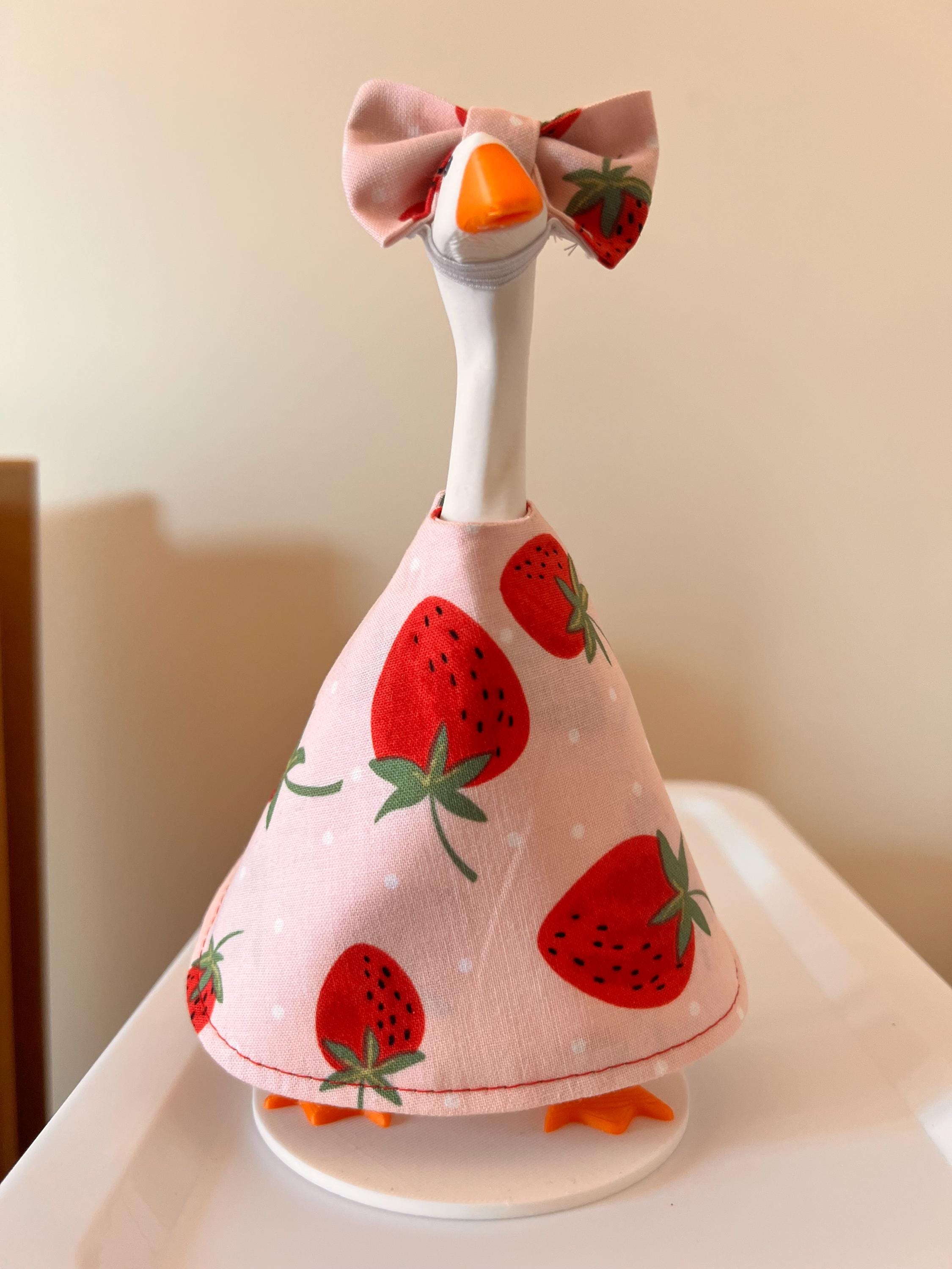 Fruit Print Desk Goose Outfit