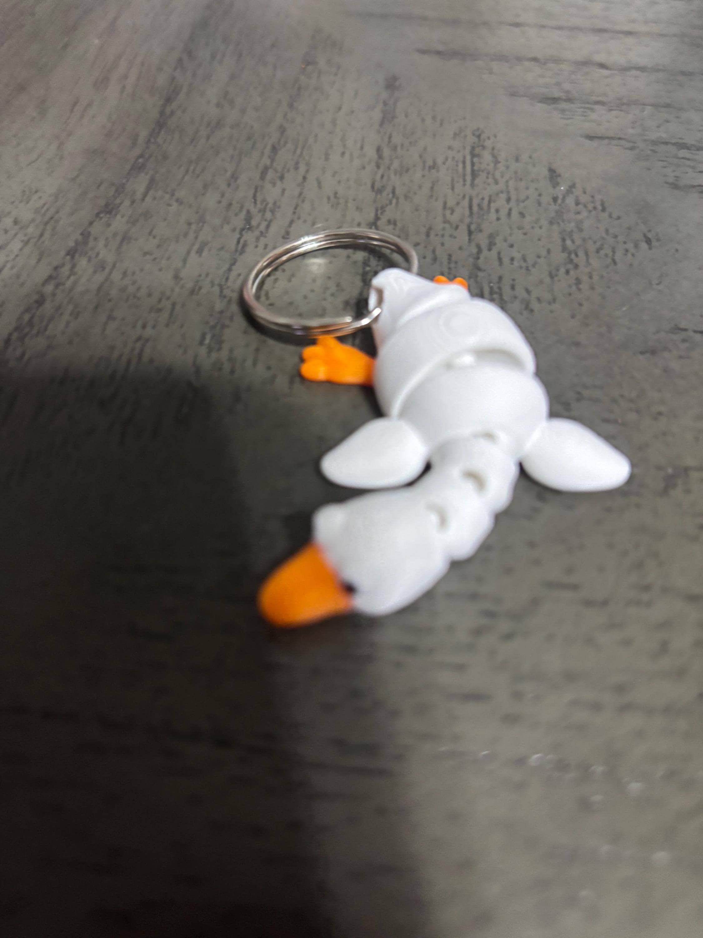 Goose Keychain – Cute Goose Accessory – Fun Gift for Goose Lovers – Handmade Charm