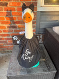 Go Away Goose Outfit – Funny Porch Decor (Fits 23–29″ Goose)