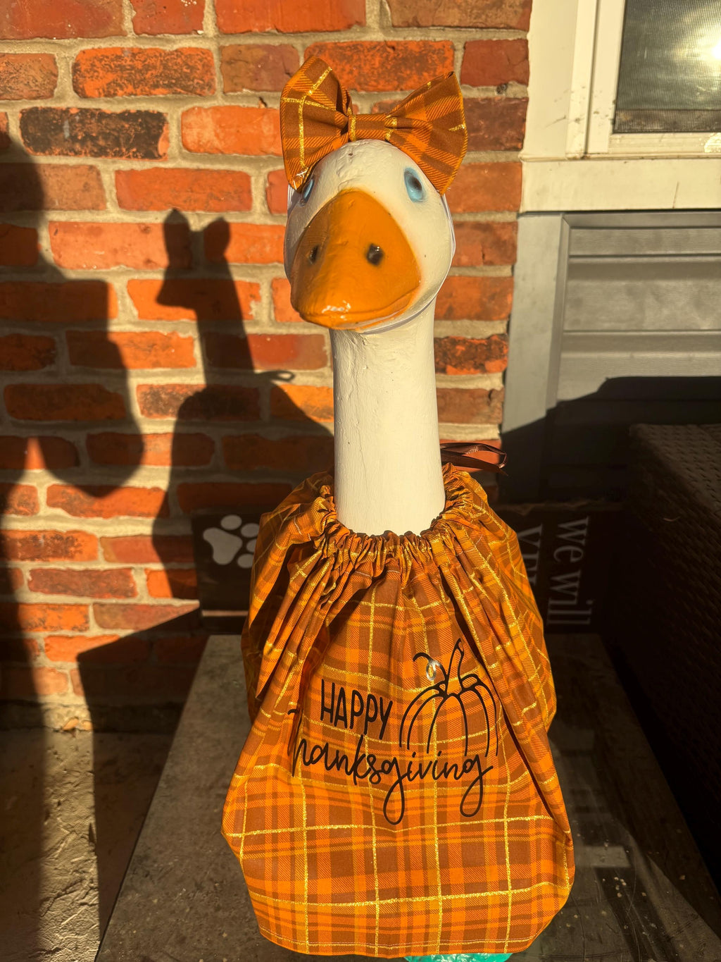 Thanksgiving 23-29 inch porch goose outfit