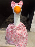 Valentine's Day Porch Goose Outfit