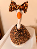 Leopard Print Desk Goose Outfit