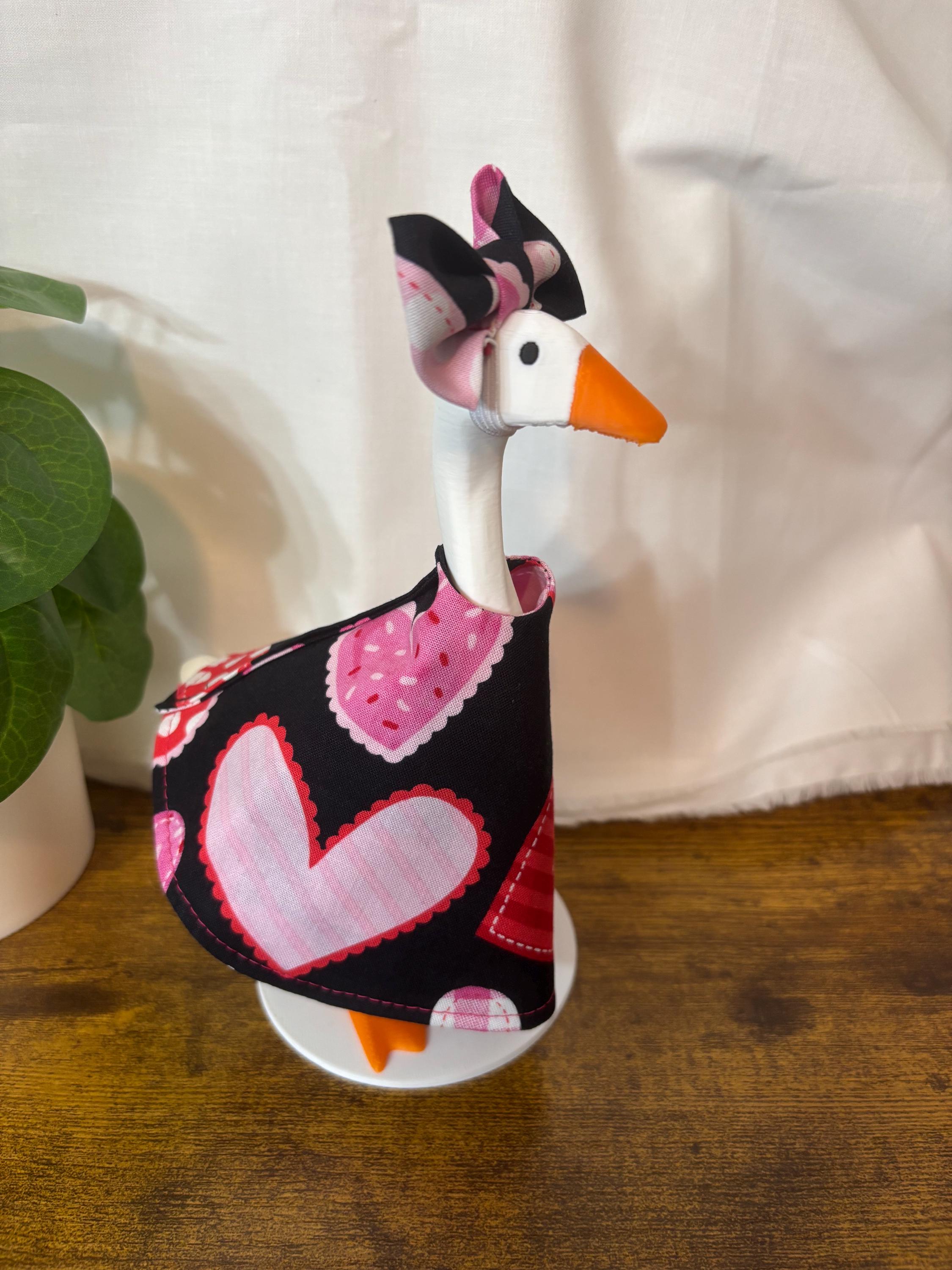 Valentine's Day Desk Goose Outfit