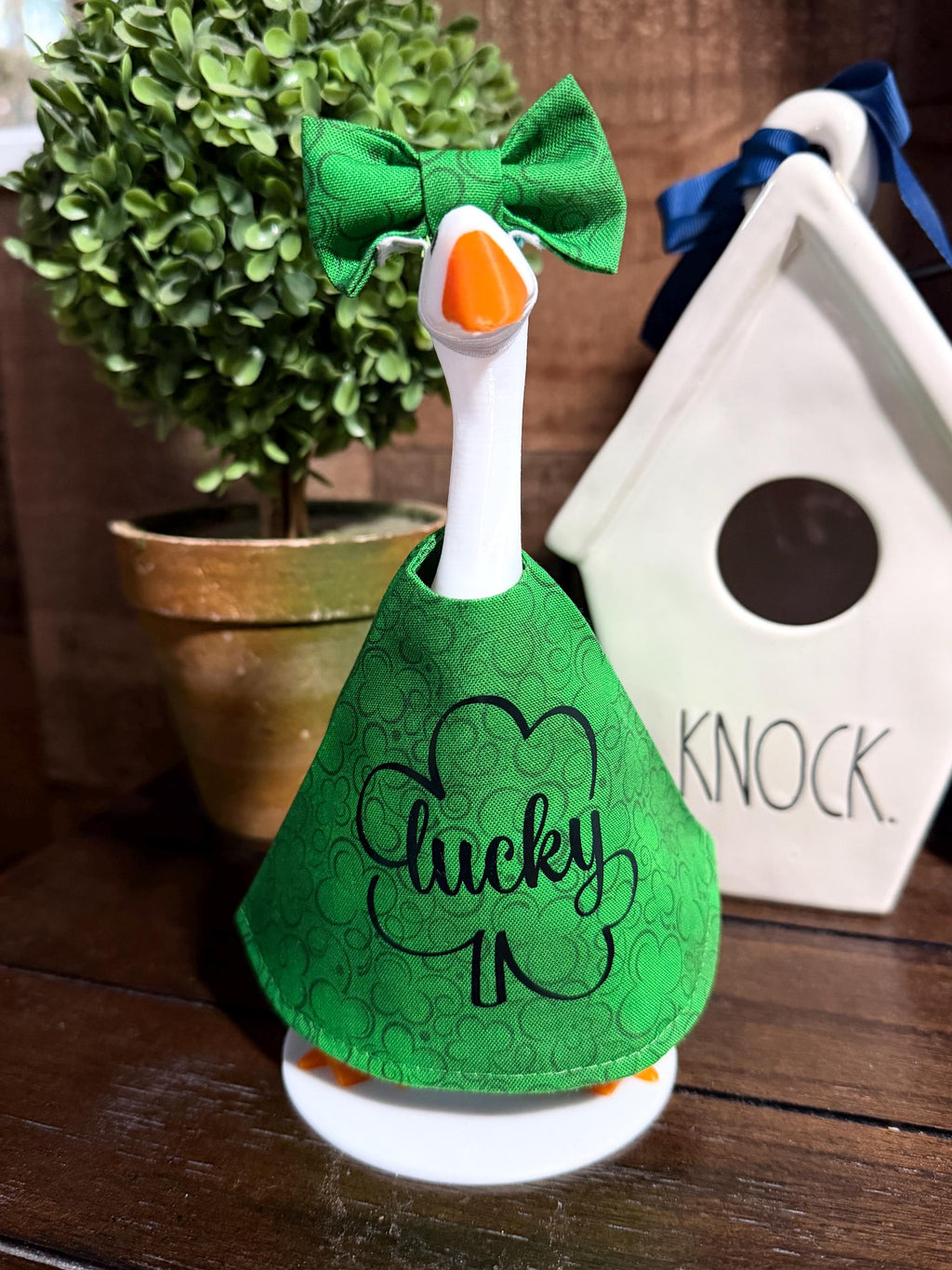 St. Patrick's Day Desk Goose Outfit