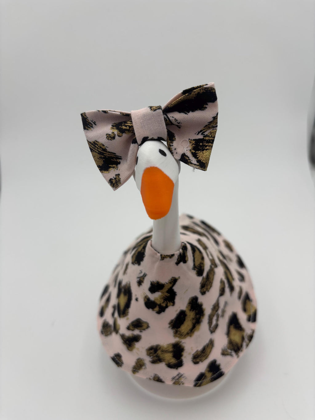 Leopard Print Desk Goose Outfit