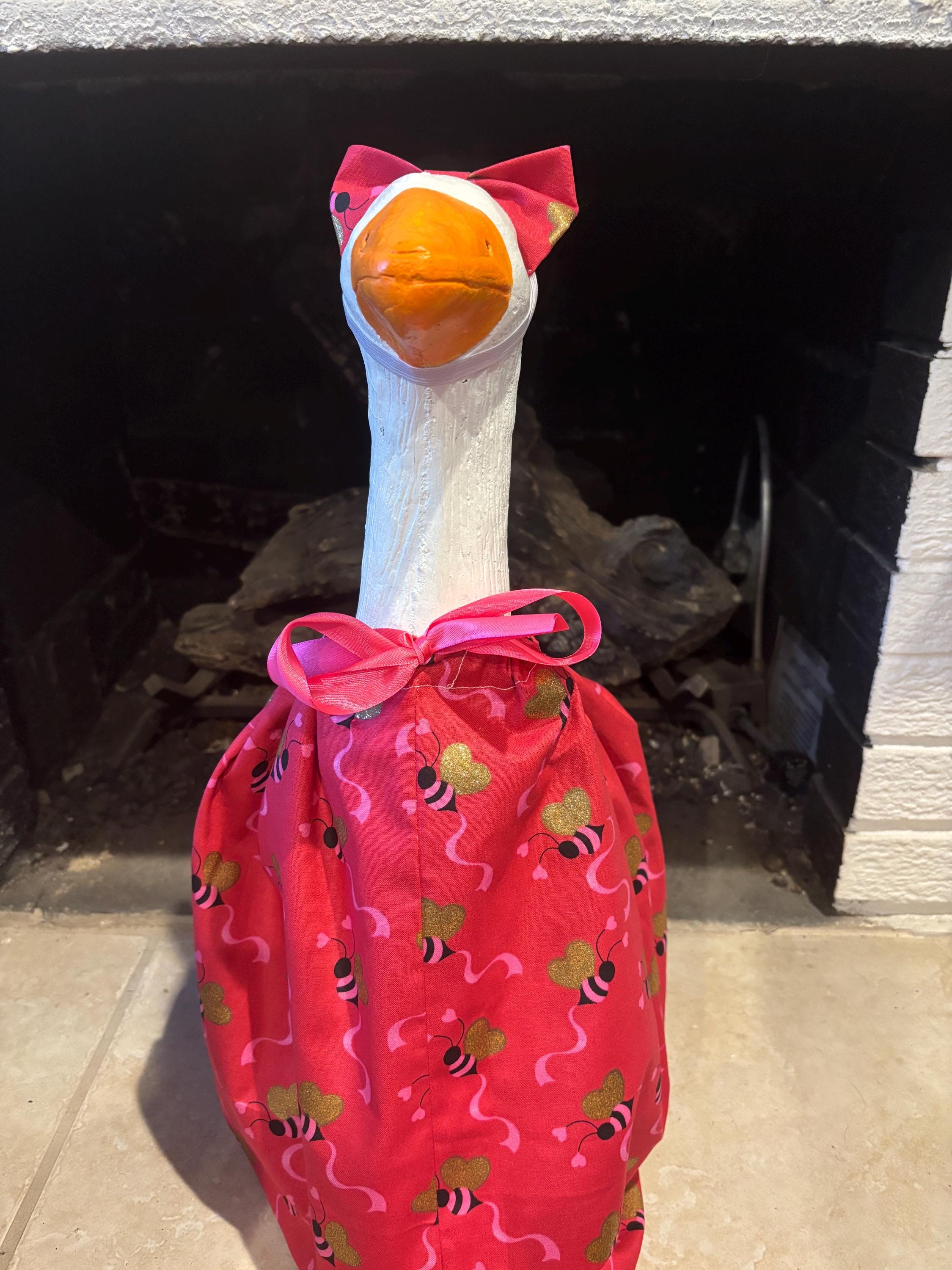 Valentine's Day Porch Goose Outfit