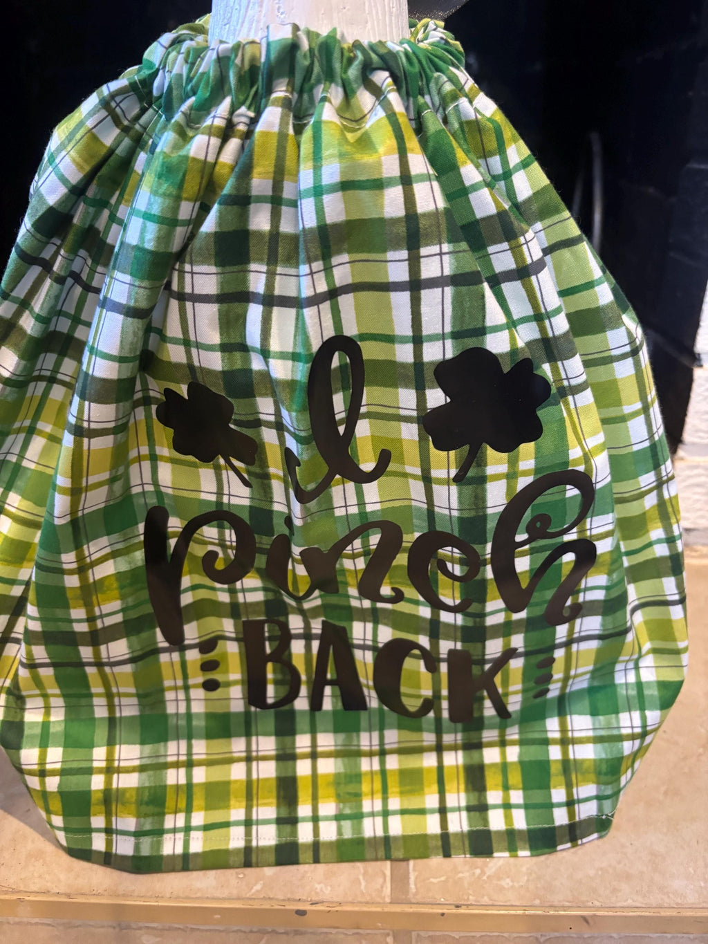 St. Patrick's Day Green Porch Goose Outfit