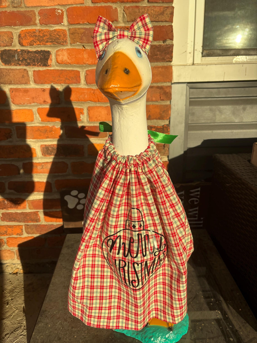 Christmas Porch Goose Outfit