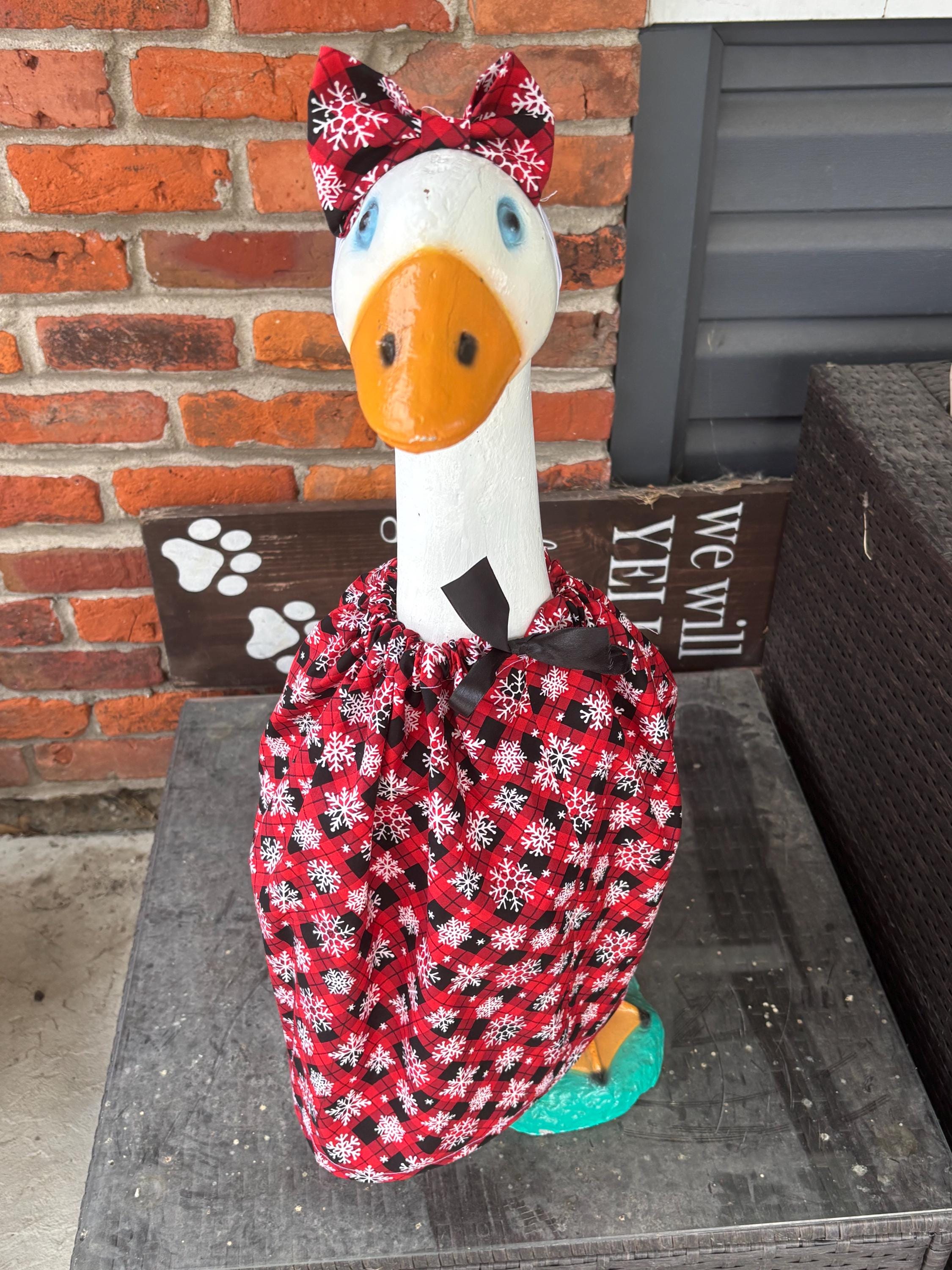 Christmas Porch Goose Outfit