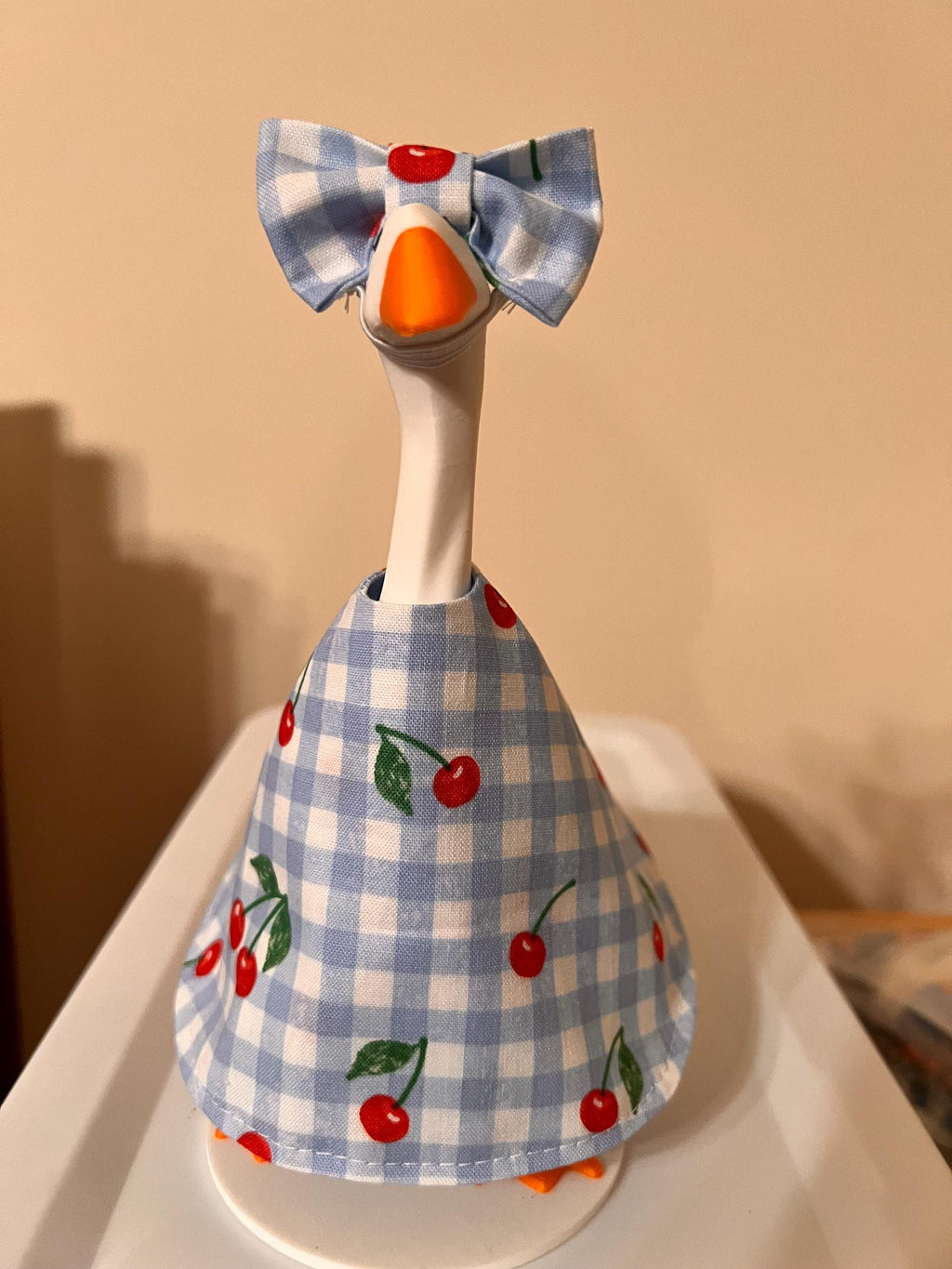 Fruit Print Desk Goose Outfit