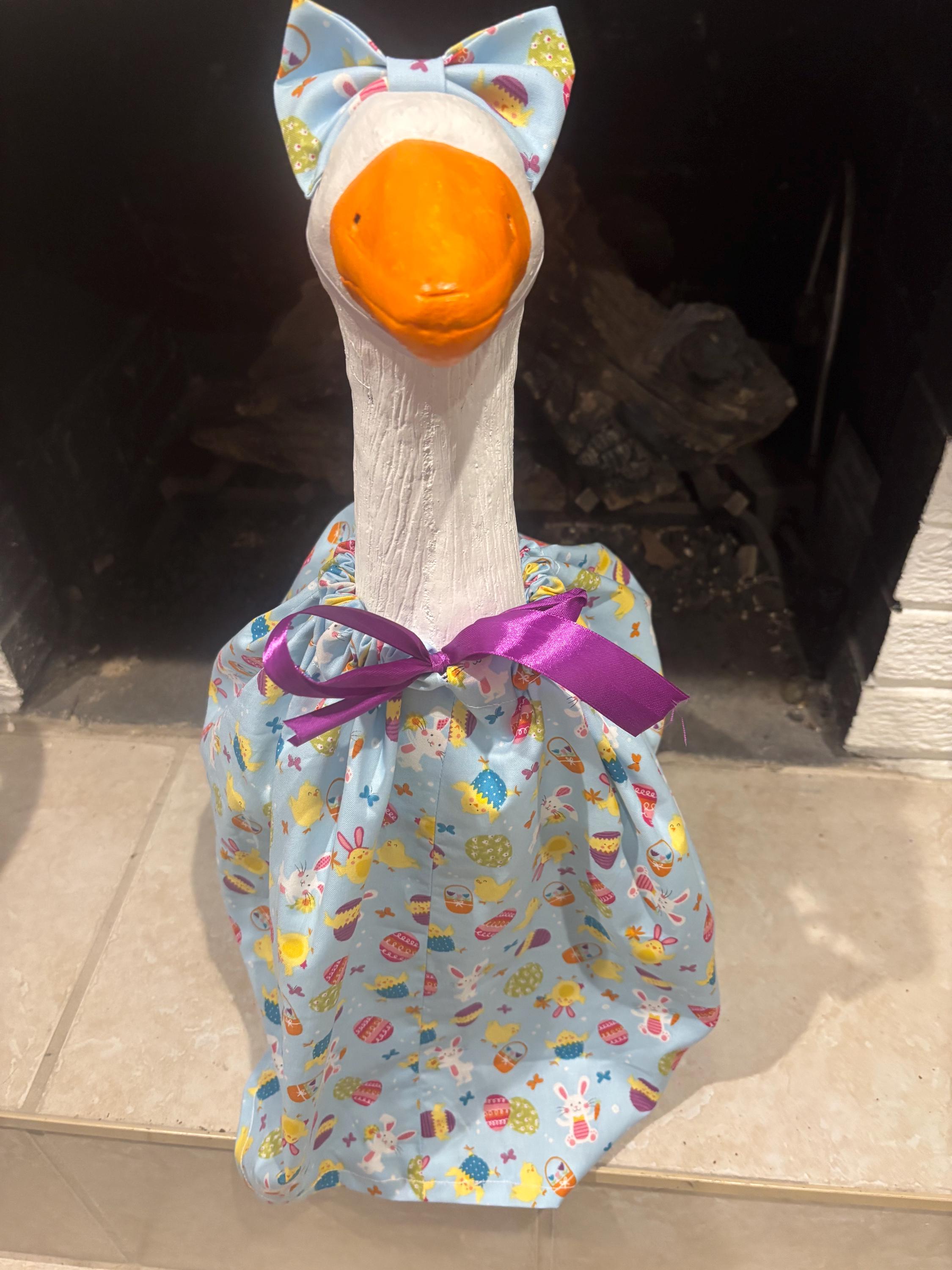 Easter Porch Goose Outfit