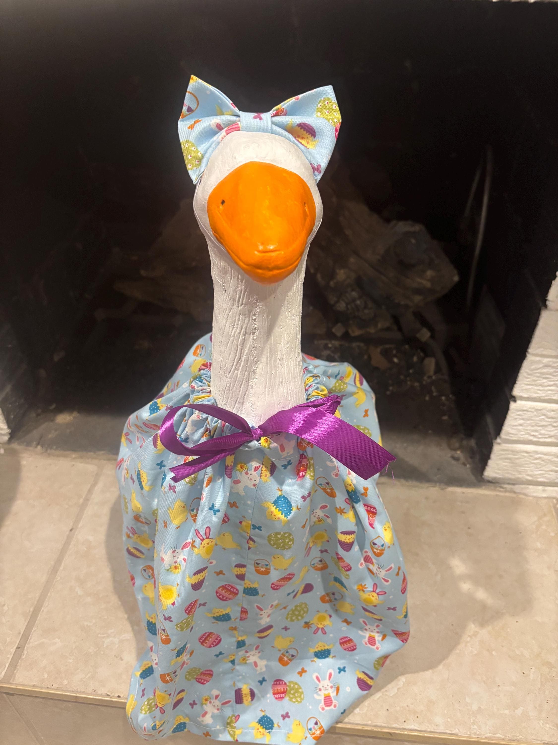 Easter Porch Goose Outfit