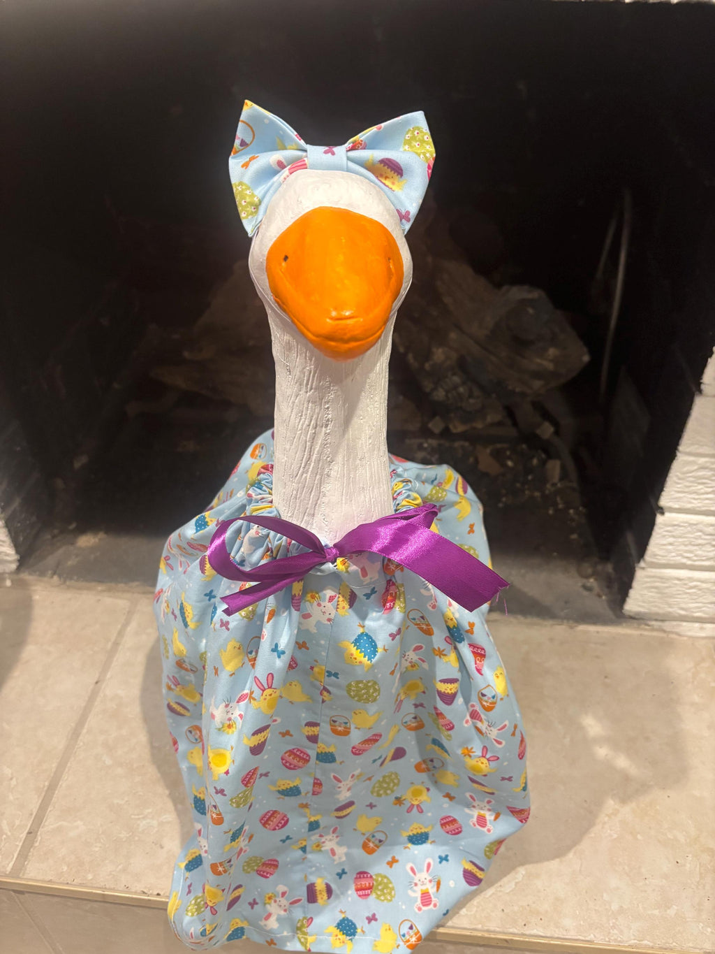 Easter Porch Goose Outfit