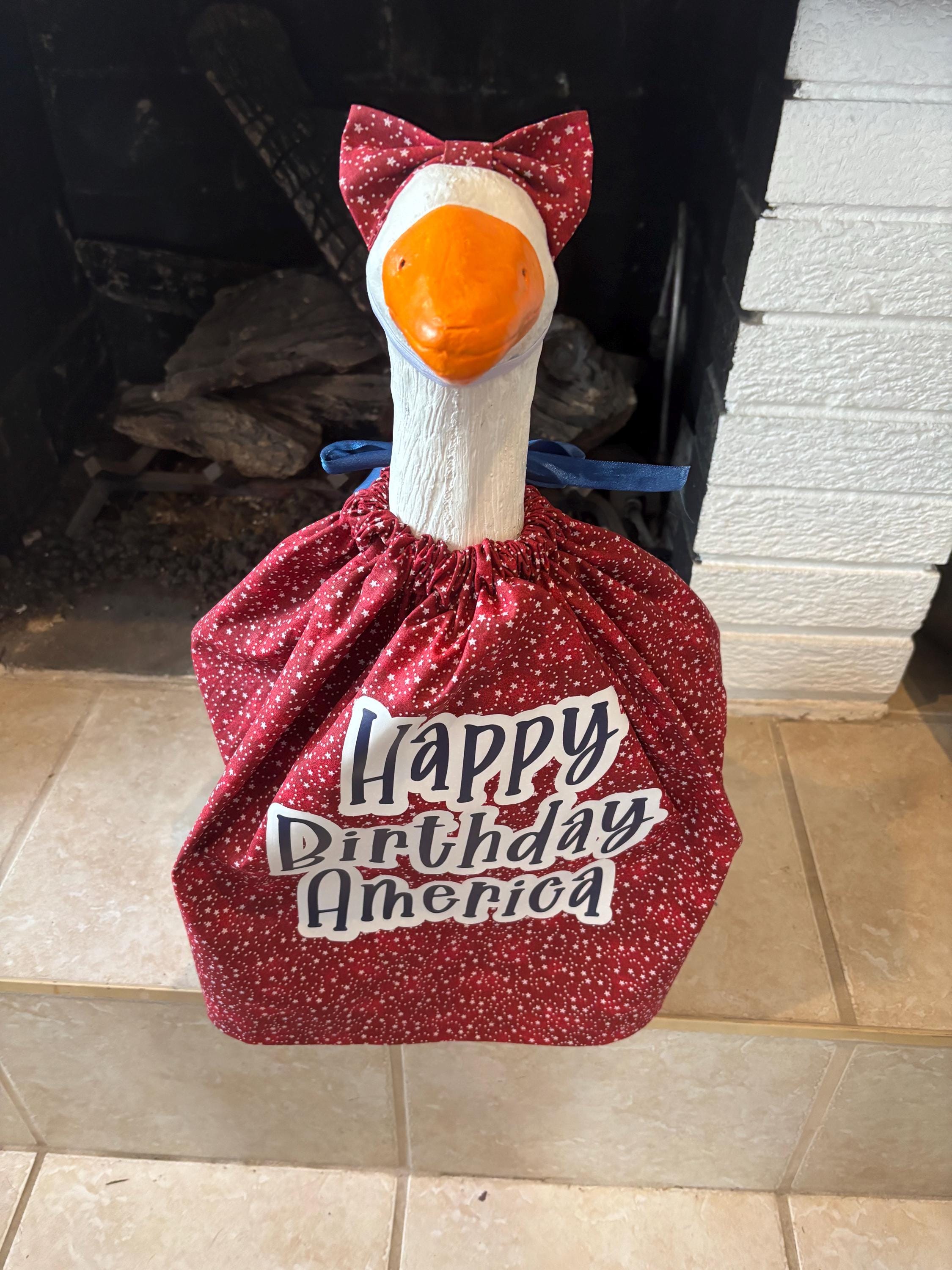 Patriotic Porch Goose Outfit