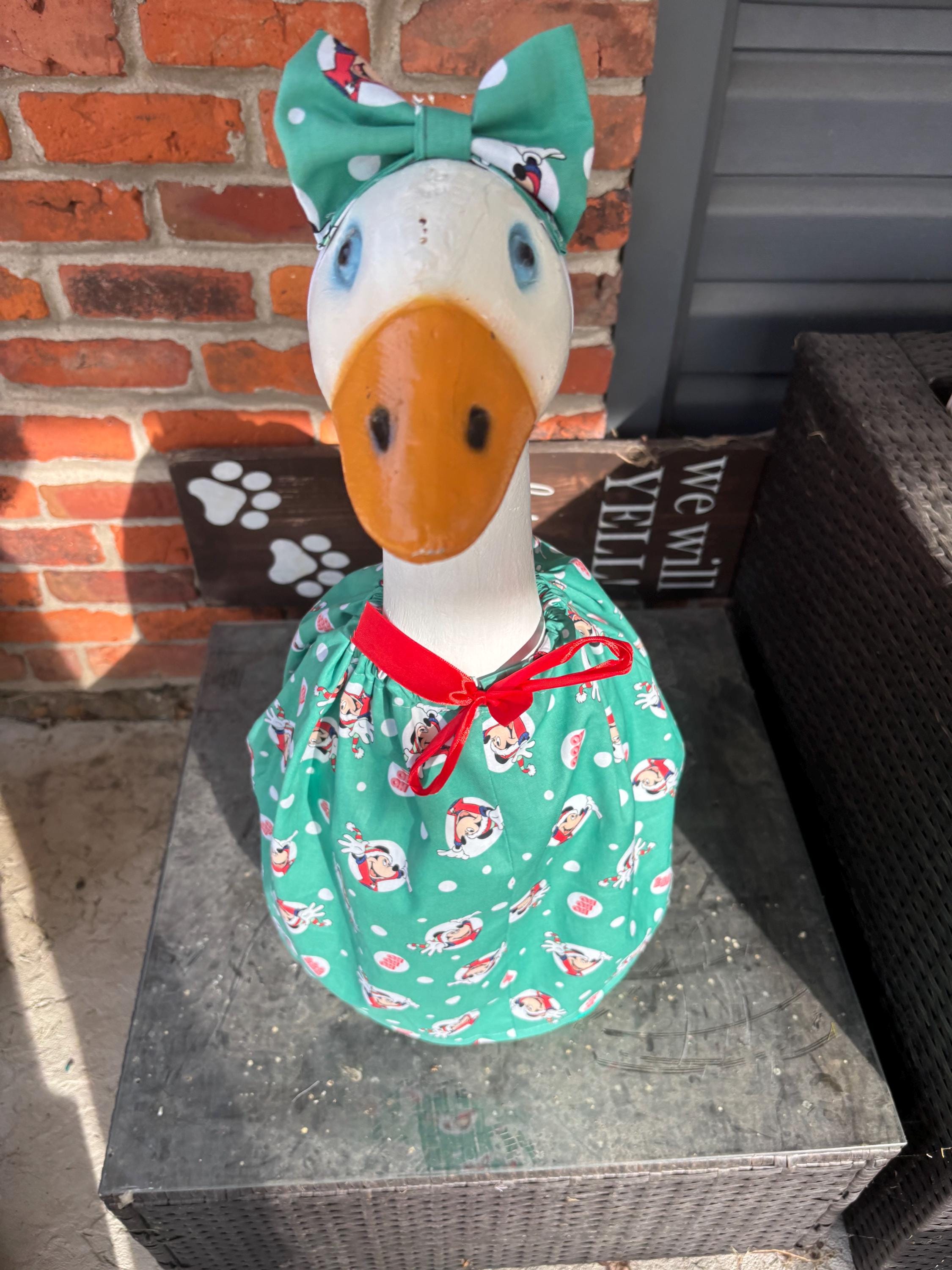Christmas Porch Goose Outfit
